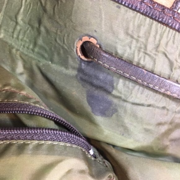 Genuine Leather Rainbow Woven Natural Dyes Textile Backpack Made in Bolivia BOHO - Picture 15 of 16